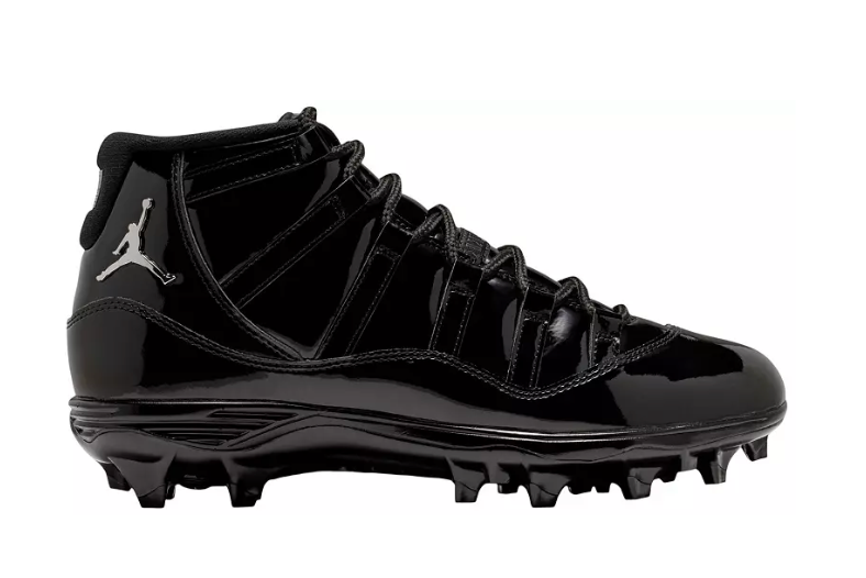 Air Jordan 11 Mid TD Cleat "Patent Black"